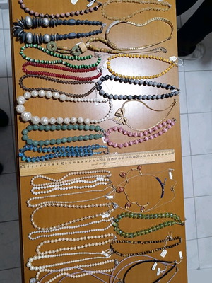 Κολιέ καινούργια, συλλογή 35 τεμαχίων για λεπτό λαιμό