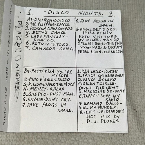 Disco Party double cassette tape, Italo Disco