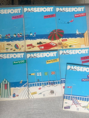 Passeport French Holiday Books used, set of 6 issues