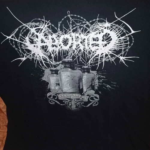 T-shirt Aborted large used, multicolor