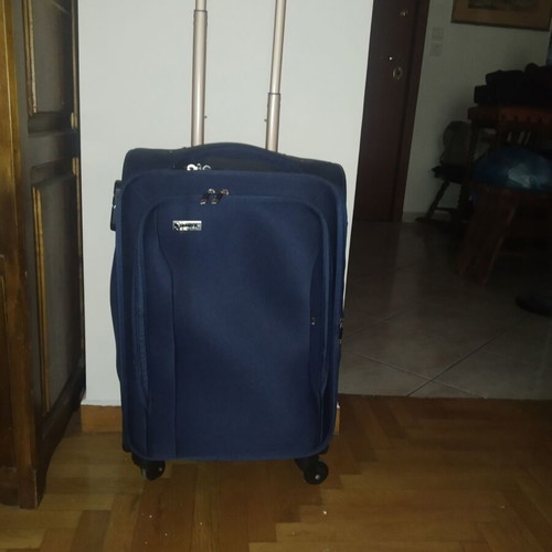 RCM Xplorer Cabin Suitcase Blue New 58x36x24 cm with 4 Wheels