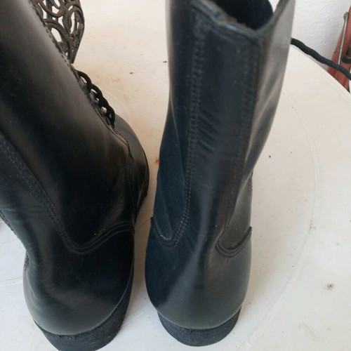 Military leather boots used size 41 black