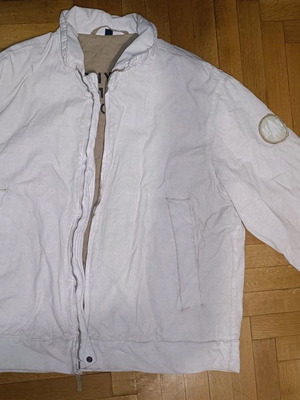 Murphy & Nye jacket XL used, beige, zipper needs replacement