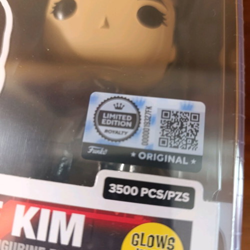 Funko Pop! Eve Kim from Tron Ares limited edition new glow in the dark