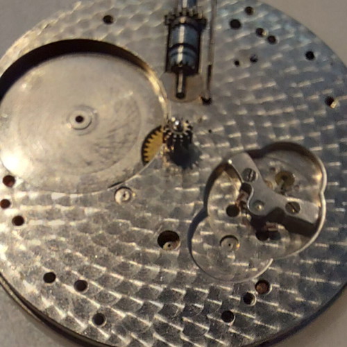 American gold-plated collectible pocket watch 1883 used