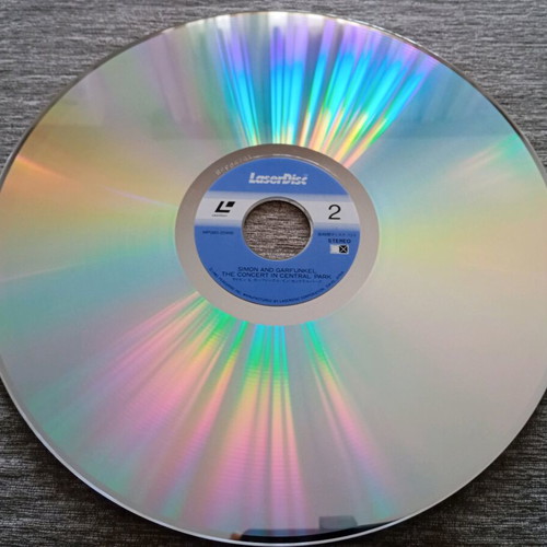 Simon & Garfunkel The Concert in Central Park Laserdisc like new, folk