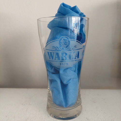 WARKA beer glass 500ml from Poland