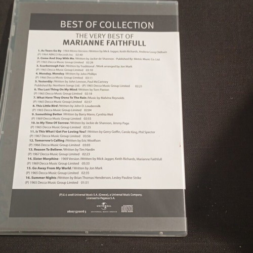 The Very Best of Marianne Faithfull CD like new