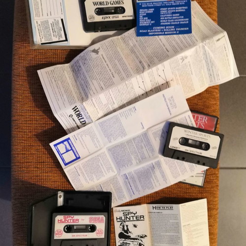 Spectrum games used, pack of 10 with soundtrack cassette