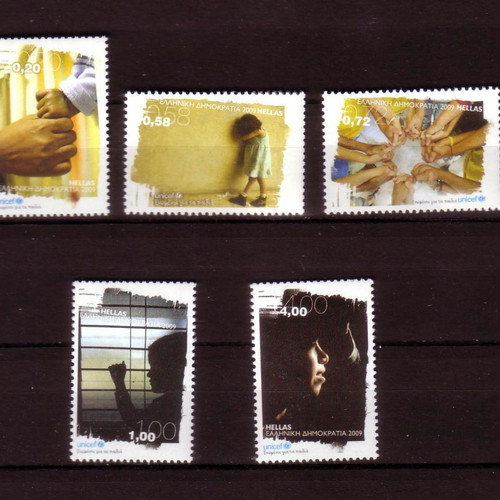 Children's Rights 2009 Complete Stamp Set Unused Without Hinges