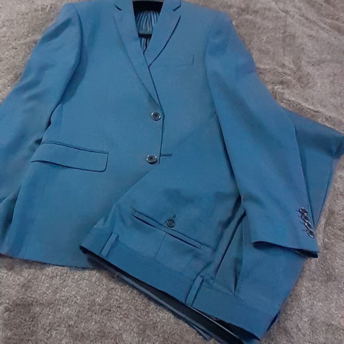 Marco Belluci men's suit used, blue, size M