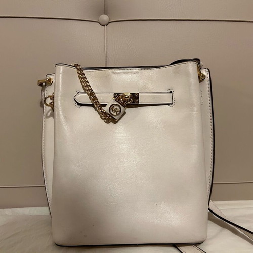 Michael Kors crossbody bag like new, white leather