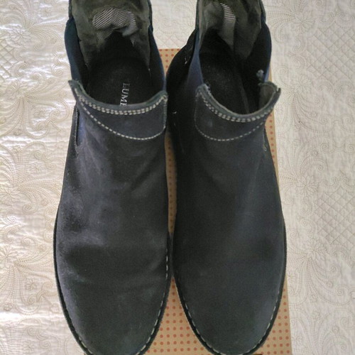 Lumberjack suede leather boots used, size 42, blue
