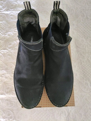 Lumberjack suede leather boots used, size 42, blue