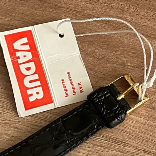 VADUR Vintage Women's Mechanical Watch NOS, White and Gold