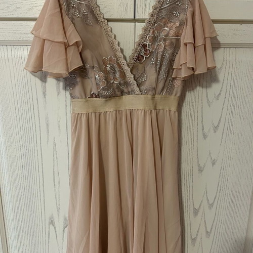 Shine dress like new, powder color, size S/M
