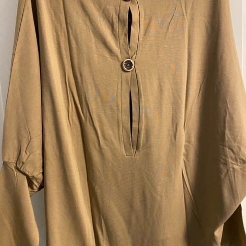 Garantie blouse XL brown, new with batwing sleeves