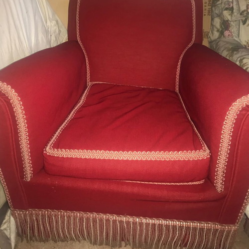 Set of 2 antique armchairs used