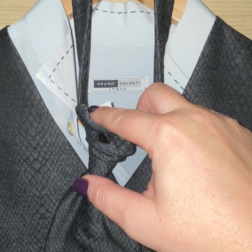 Groom suit like new, black and gray, size M
