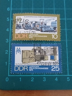 Γραμματόσημα DDR Γερμανίας 1973 Leipzig spring fair σε άριστη κατάσταση