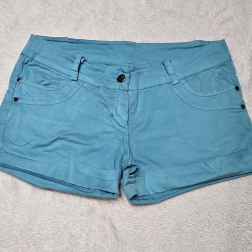 Green women's shorts size M like new