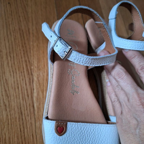 Oh My Sandals girl sandals size 36 white leather like new