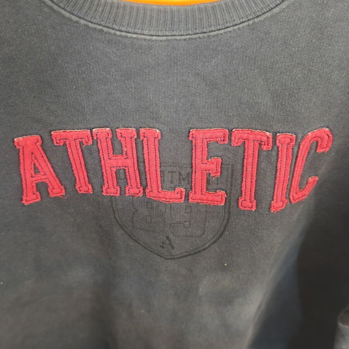 Sport Men Athletic XL 100% Cotton shirt used, gray and red