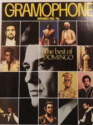 Gramophone November 1982 used - The Best of Placido Domingo