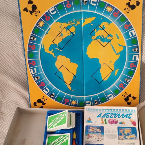 Vintage board game «Save the World» by Desyllas used, complete