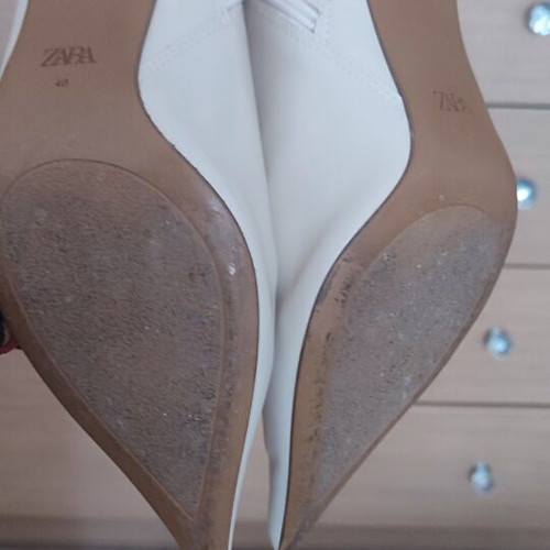 Zara tall boots beige, size 40, like new