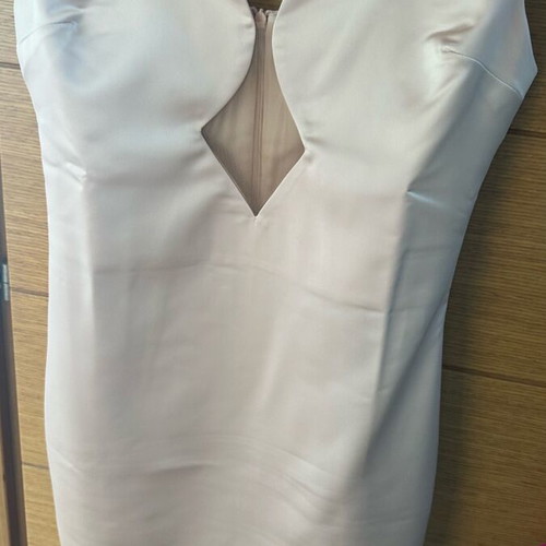 Mind Matter dress impressive nude pink satin Medium like new