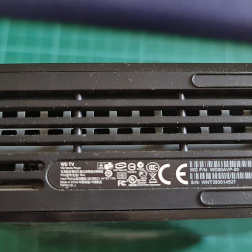 Western Digital Media Player used with remote and power supply
