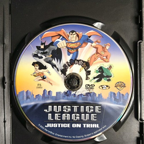 Justice League Justice on Trial DVD used with subtitles