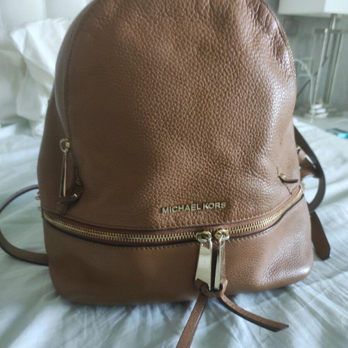 Michael Kors leather backpack bag like new