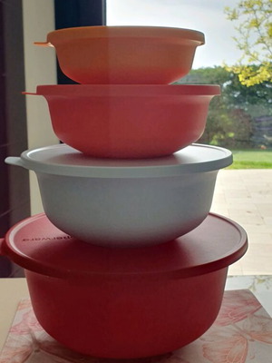 Σετ 4 μπωλ Tupperware καινούργιο σε 4 μεγέθη