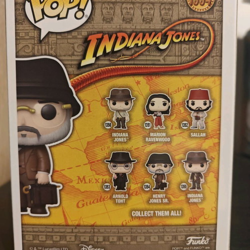 Funko POP! Henry Jones Sr. figure like new, Indiana Jones and the Last Crusade #1354