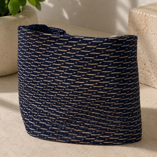 Nautica silk tie like new, blue and purple