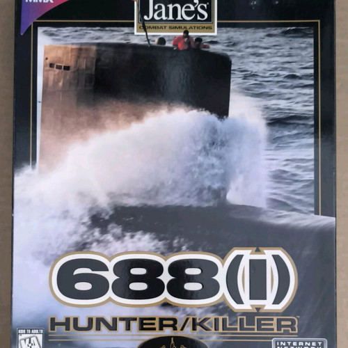 Jane's Combat Simulations 688(I) Hunter/Killer PC CD-ROM like new