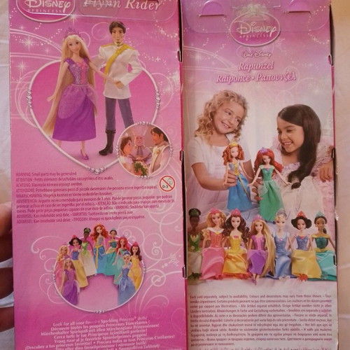 Barbies Disney Flynn Rider και Rapunzel Princess καινούργιες, συλλεκτικές κούκλες ζευγάρι