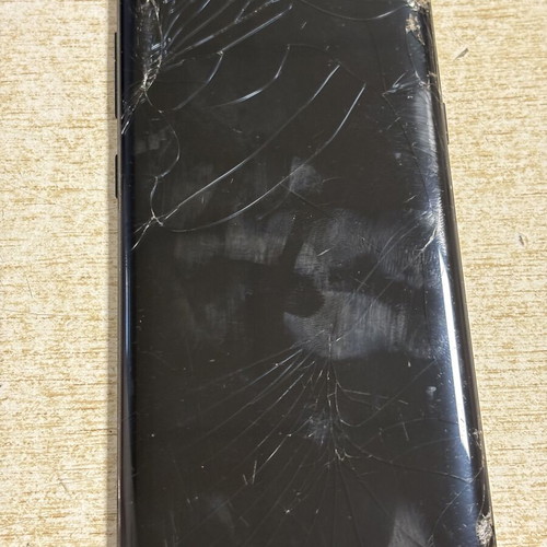 Samsung S8 used phone with broken screen and back glass