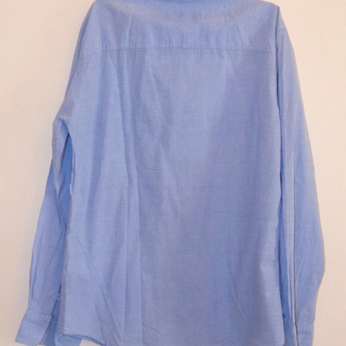 Pull&Bear men's long-sleeve shirt, light blue, size M