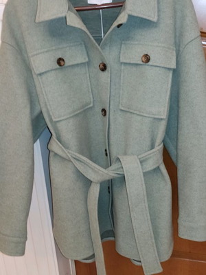 Jacket new pastel with removable belt, size M