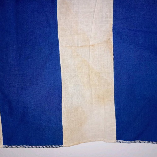 Old Greek flag used 1.32x72