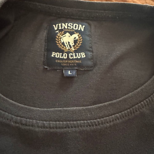 Vinson Polo Club short sleeve t-shirt Large like new, blue