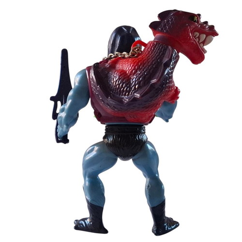 Mattel Masters of the Universe Dragon Blaster Skeletor figure used, 80s vintage
