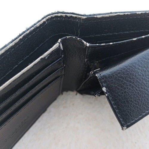 Pull&Bear black wallet used with wear