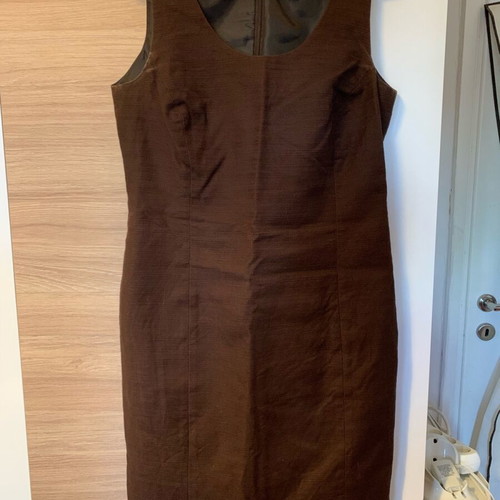 Calvin Klein brown dress used, ideal for office