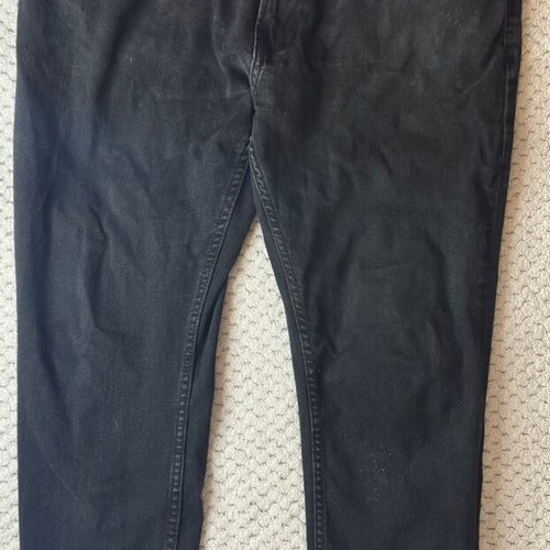 Bershka Black Denim Jeans Slim Fit Used