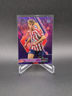 2023 Topps Finest Pablo Barrios Purple Shimmer Refractor Rookie Card used