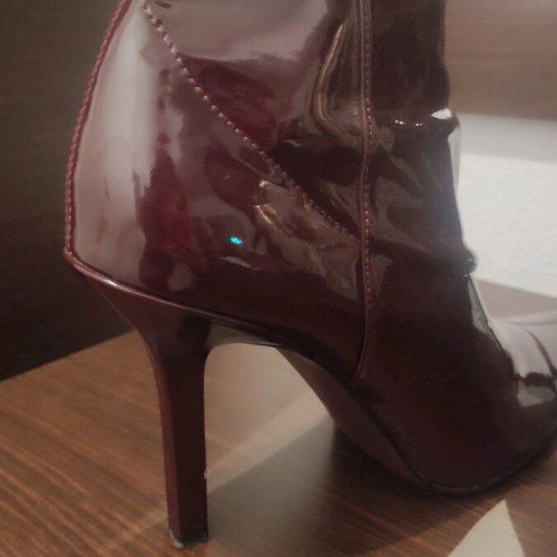Patent leather boots Zara size 38 like new